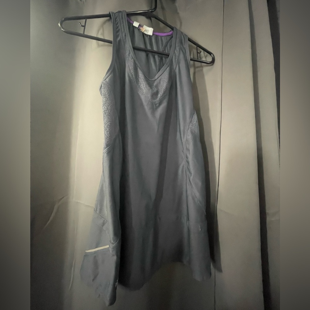 Athleta Charcoal Sleeveless Dress